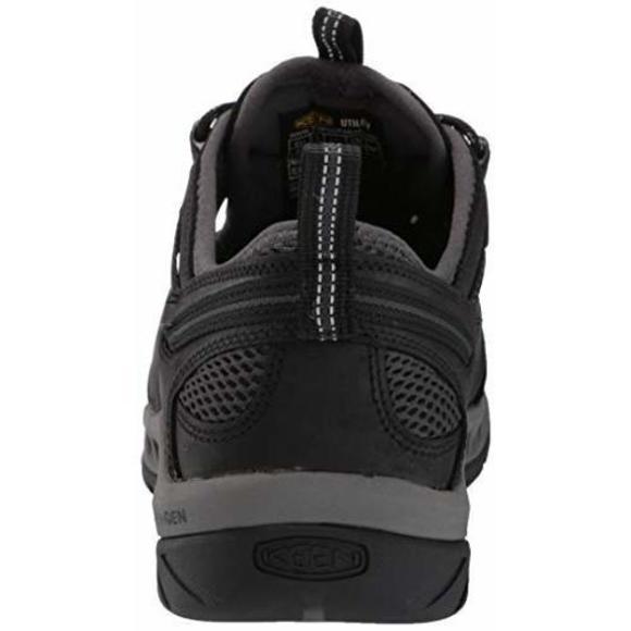 KEEN UTILITY ATLANTA COOL II, MEN'S, BLACK/DARK SHADOW, STEEL TOE, EH, LOW - Picture 4 of 6